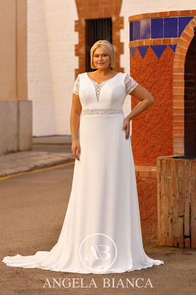 Menyasszonyi ruhák - Angela Bianca Amorosa plus size 1084