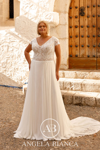 Menyasszonyi ruhák - Angela Bianca Amorosa plus size 1092