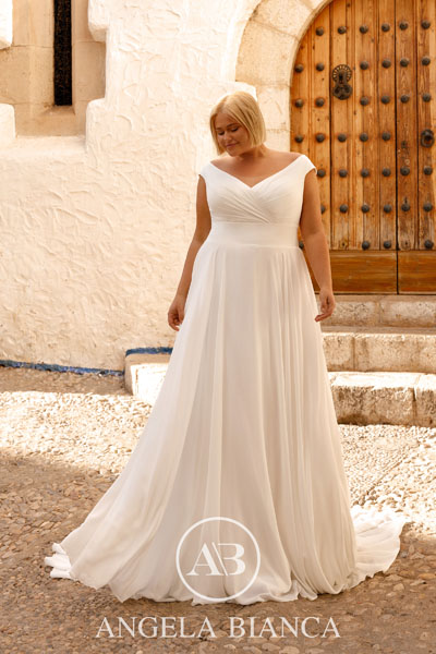 Menyasszonyi ruhák - Angela Bianca Amorosa plus size 1099