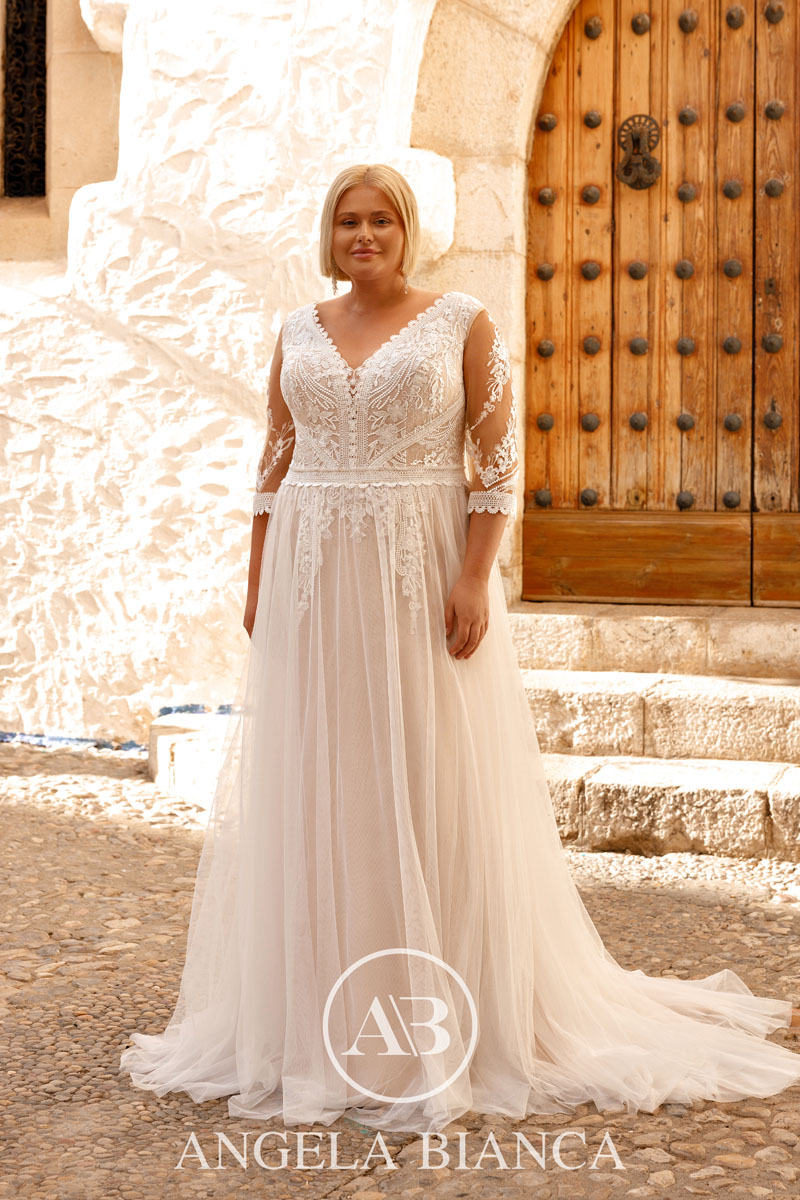 Menyasszonyi ruhák - Angela Bianca Amorosa plus size