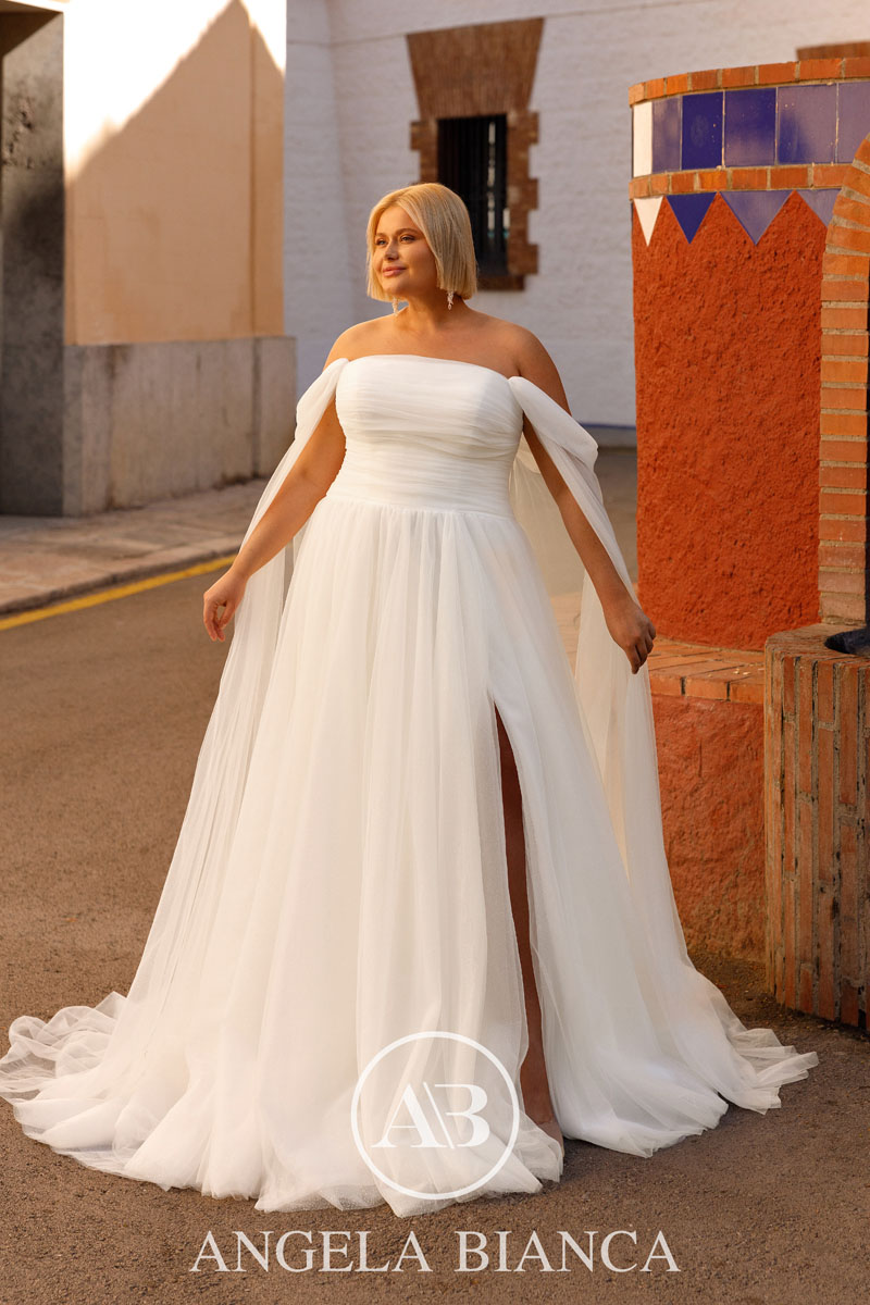 Menyasszonyi ruhák - Angela Bianca Amorosa plus size