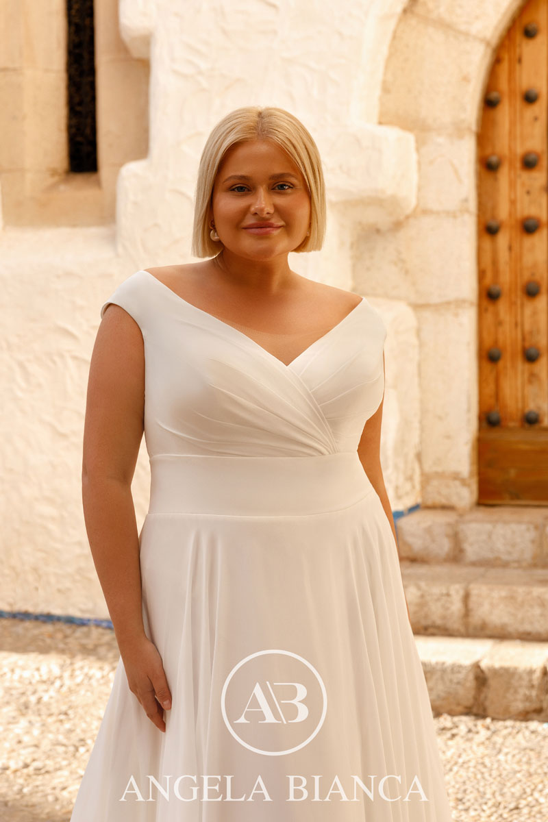 Menyasszonyi ruhák - Angela Bianca Amorosa plus size c